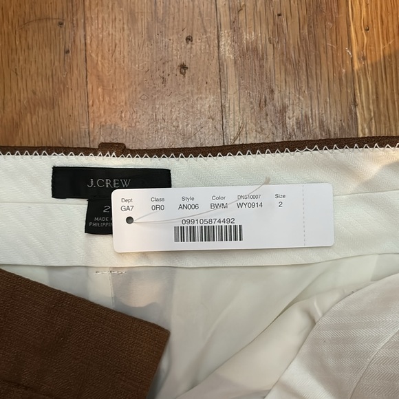 Amazing J.CREW Collection high-rise Peyton pant in Ratti® frame print, NWT - Picture 2 of 4